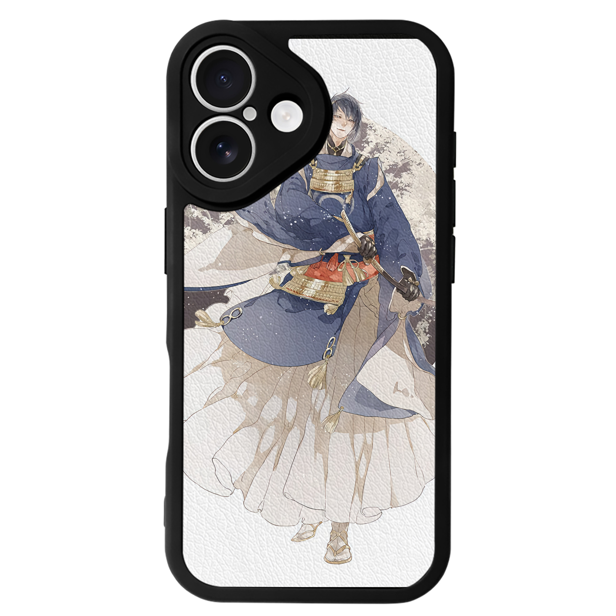 （画像用） 刀剣乱舞 Touken Ranbu 【iPhone 16シリーズ対応】シリコンスマホケース（レザー調） 材質：シリコン